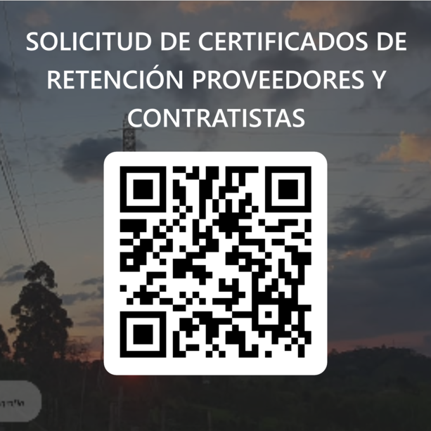 C&oacute;digo QR para SOLICITUD DE CERTIFICADOS DE RETENCI&Oacute;N PROVEEDORES Y CONTRATISTAS(2)